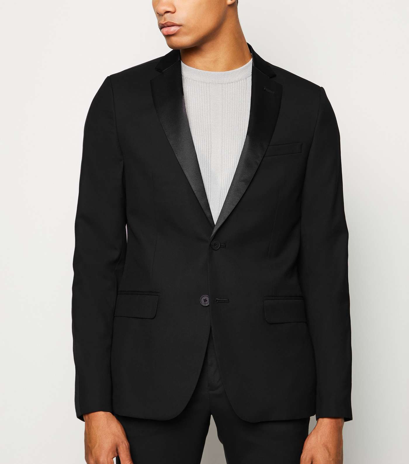 Black Side Stripe Suit Jacket