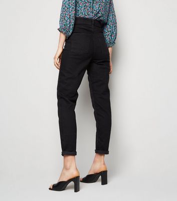 Black Washed Waist Enhance Slim Tori Mom Jeans New Look shop for Black Washed Waist Enhance Slim Tori Mom Jeans New Look at Shopo
