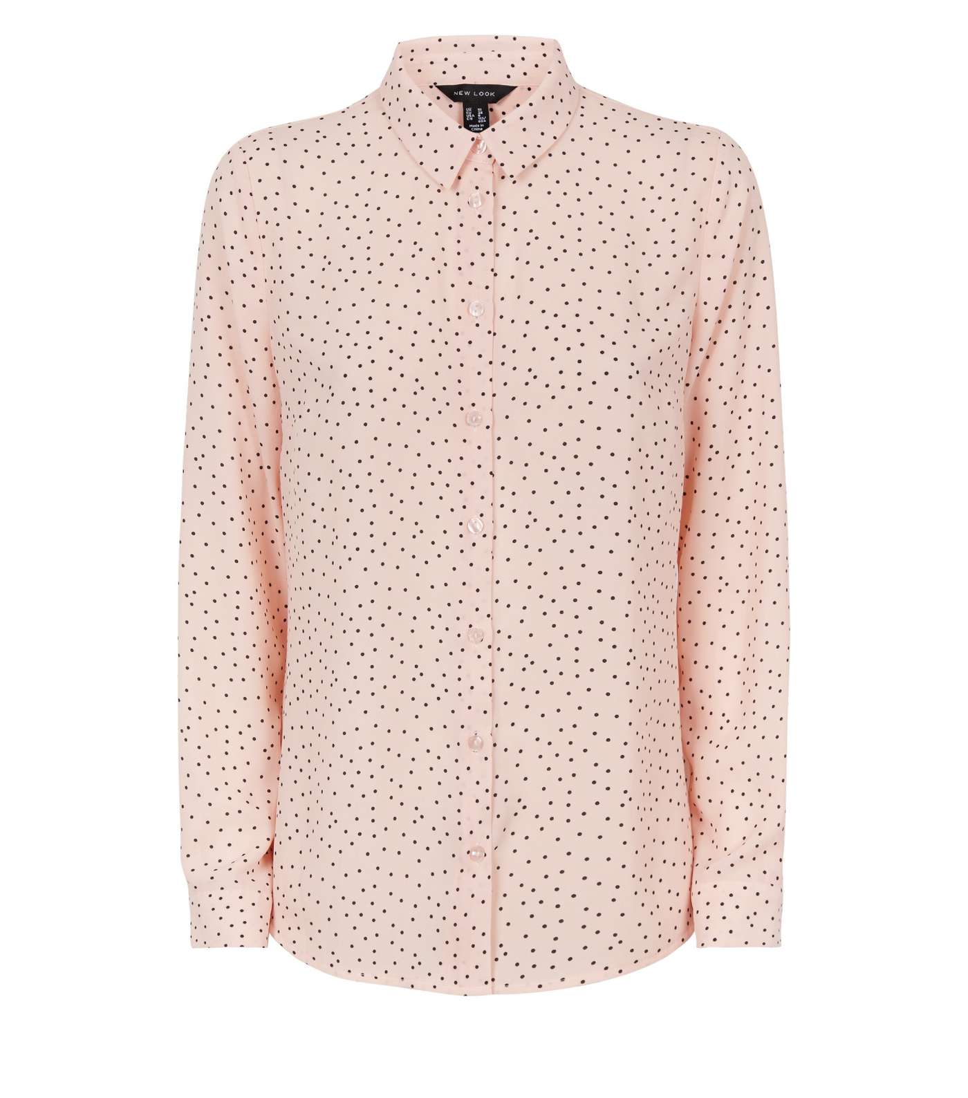 Pink Spot Print Long Sleeve Shirt Image 4
