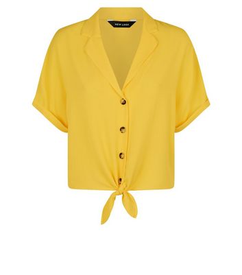 new look yellow blouse