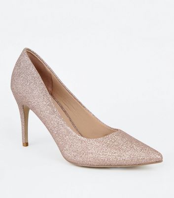 Rose gold sale court shoes uk