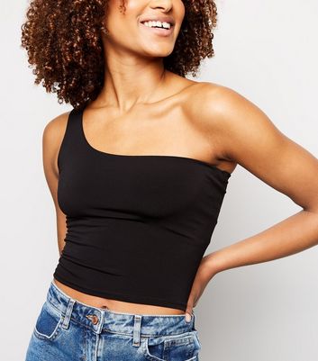 new look one shoulder top