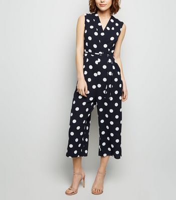 Ax Paris Polka Dot Dress Navy Off 64 Medpharmres Com