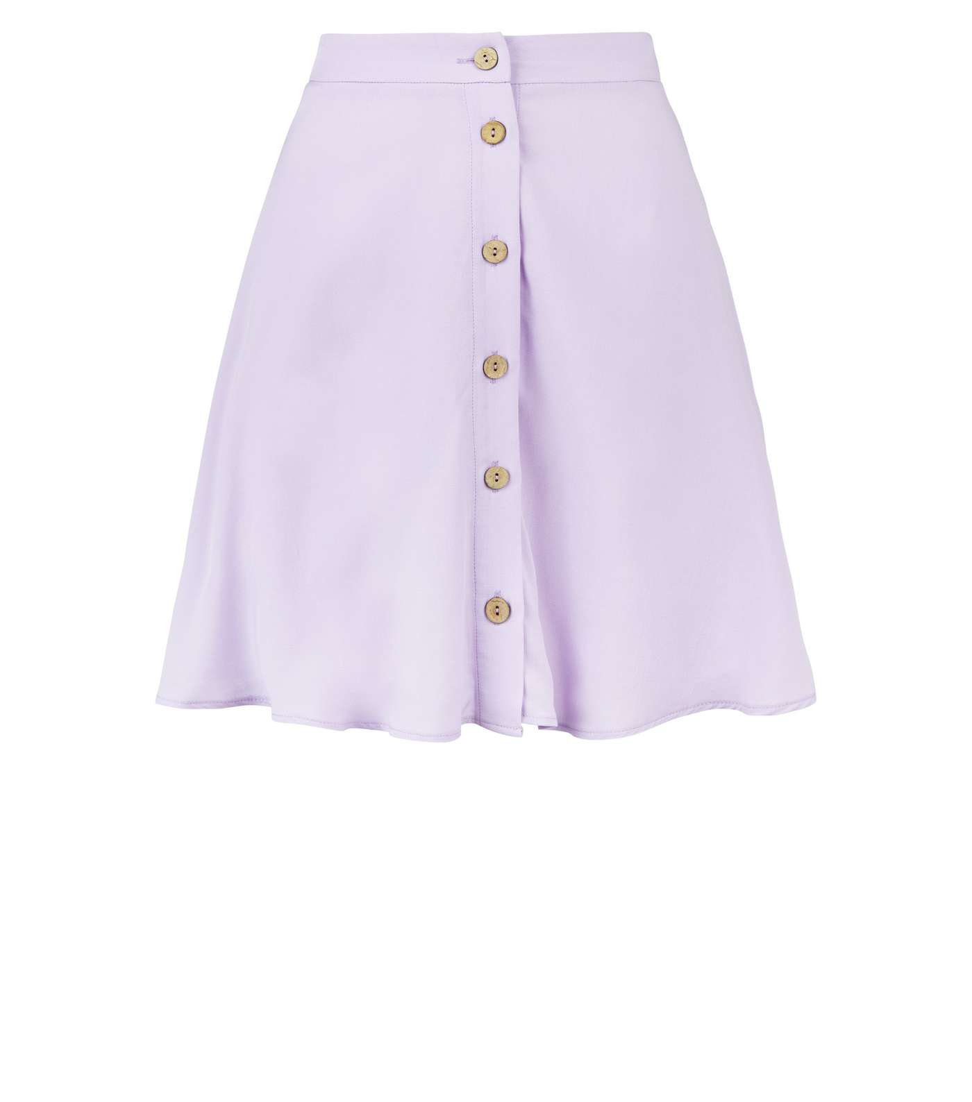 Lilac Button Up Mini Skirt  Image 4