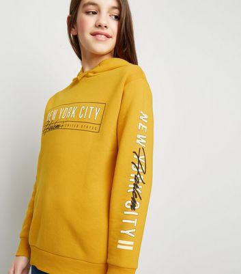 ladies yellow sweatshirt