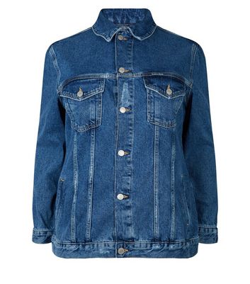 new look curve denim jacket