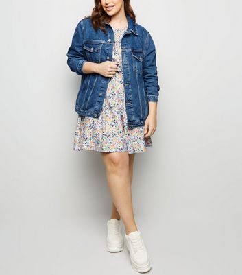 new look curve denim jacket
