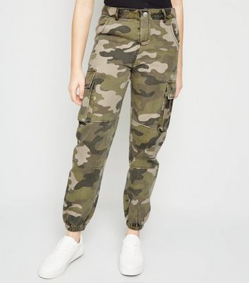 Trendy Girls' Hip Hop Sets Cropped Tank Top Camouflage - Temu