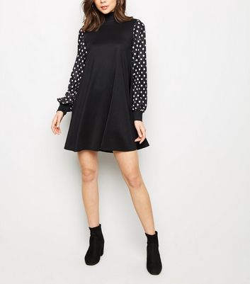 cameo rose polka dot dress