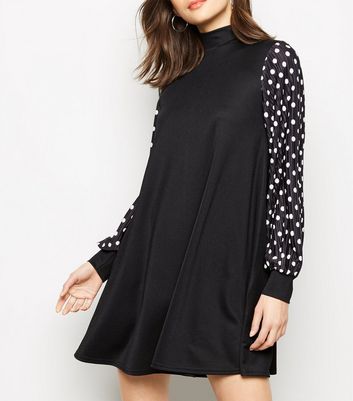 cameo rose polka dot dress