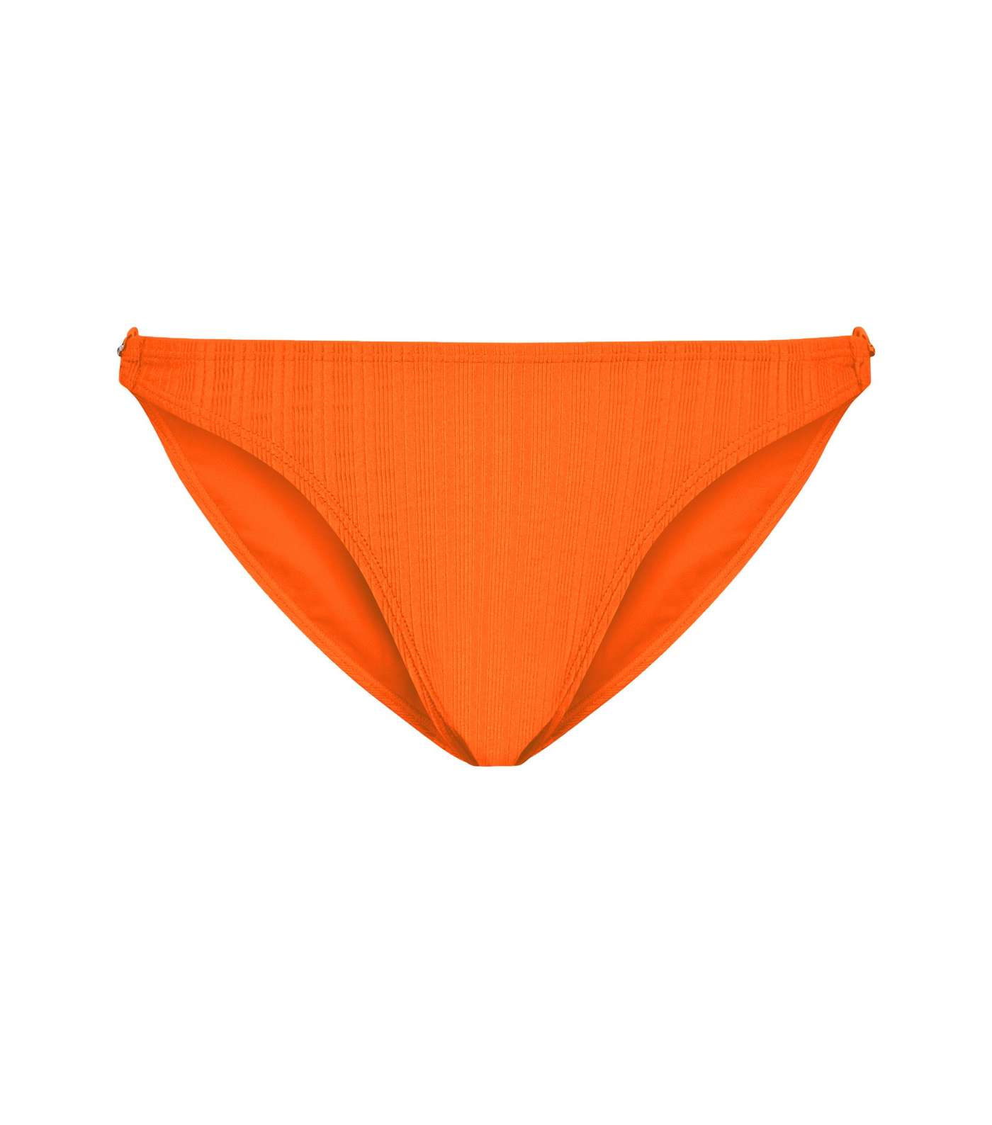 Orange Neon High Shine Hipster Bikini Bottoms Image 4