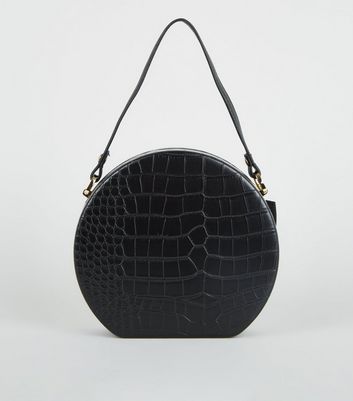 round croc bag