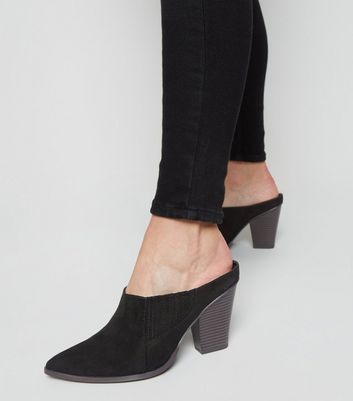 pointed mules shoes