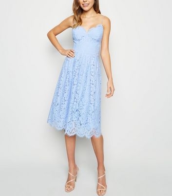 New look sale baby blue dress