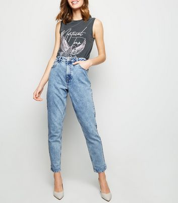 new look acid wash jeans