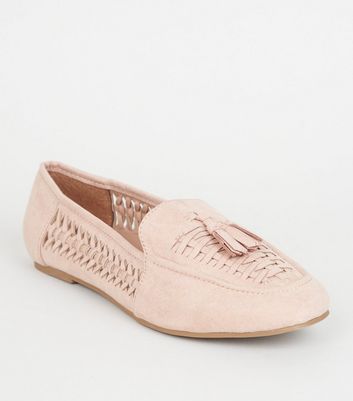 Wide Fit Nude Sudette Woven Panel 