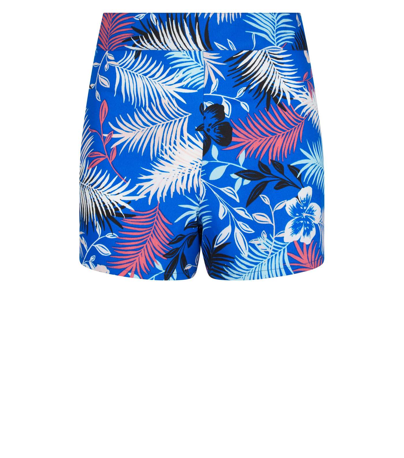 Girls Blue Tropical Print Shorts  Image 4