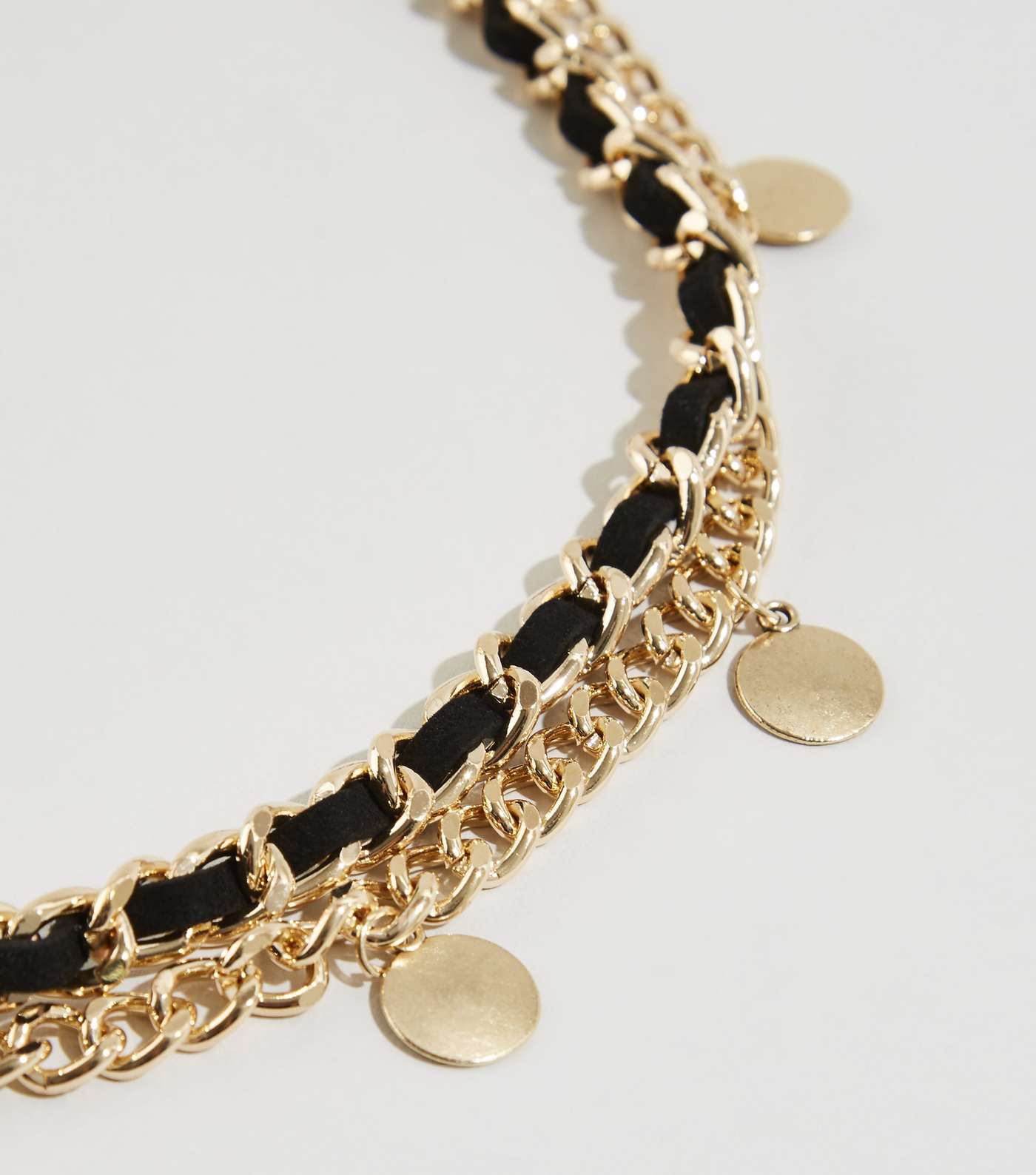 Gold Layered Chain Ribbon Belt Image 3
