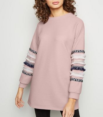 cameo rose sweatshirt dress