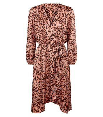 ax paris pink leopard print dress
