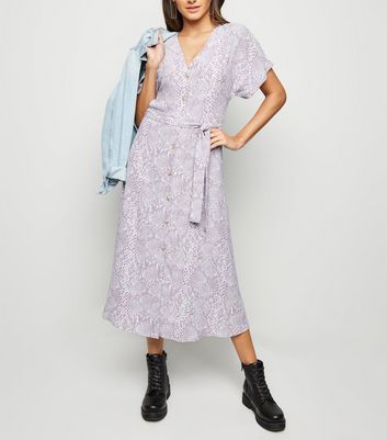 new look lilac dress