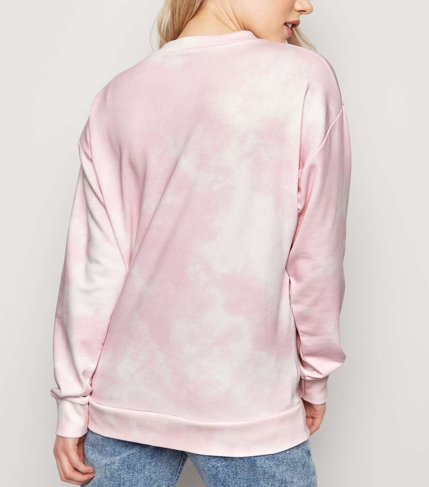 Petite Pink Tie Dye Sweatshirt Image 5