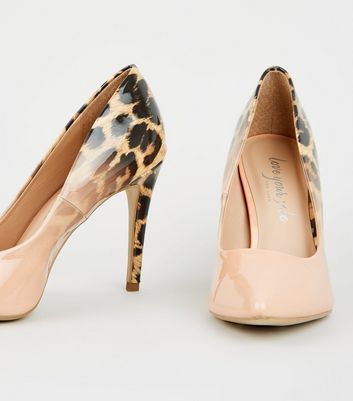 leopard print ombre shoes