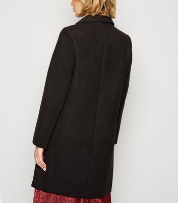 Black Revere Collar Coat