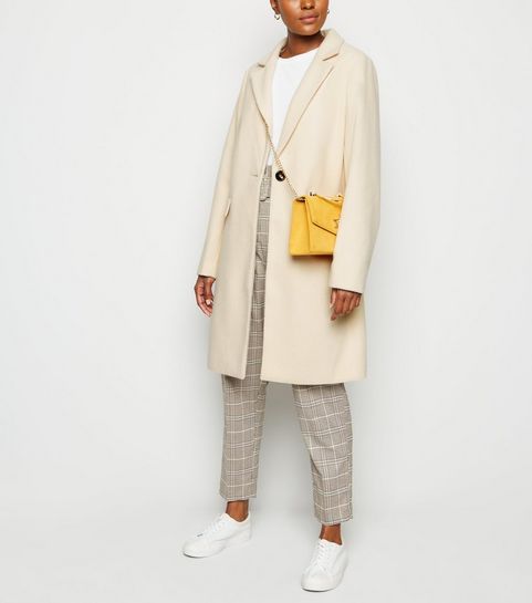 Cream Revere Collar Coat