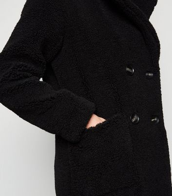new look white teddy jacket