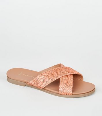new look woven sandals