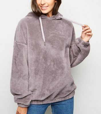 new look fluffy hoodie