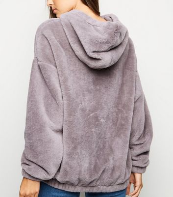 new look fluffy hoodie