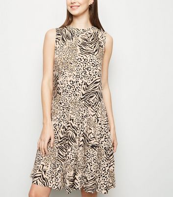 new look dresses animal print