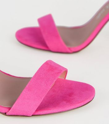 wide fit pink sandals uk