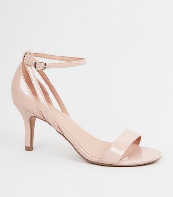 wide nude sandals