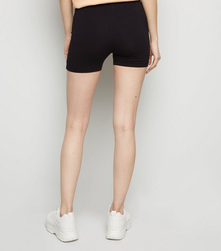 Black Mini Cycling Shorts New Look