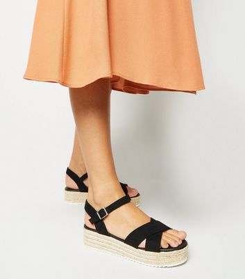 wide fit espadrille sandals