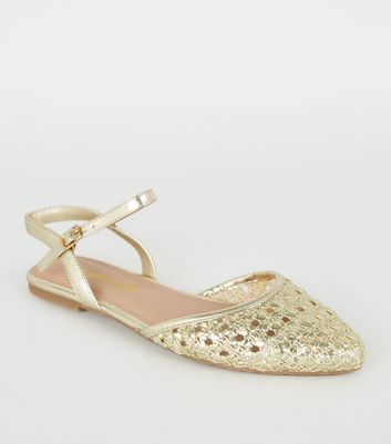 woven ballet pumps