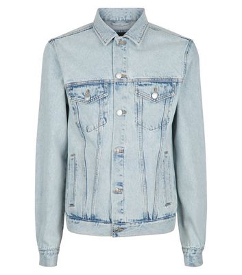 New Look Mens Bleach Denim Jacket