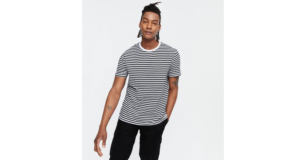 new look mens striped t shirt