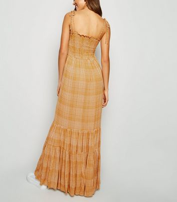 new look orange maxi dress