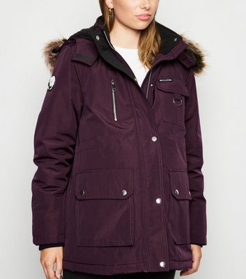 purple parka
