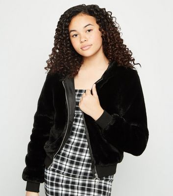 new look girls bomber jacket