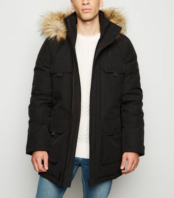 New look sale parka mens