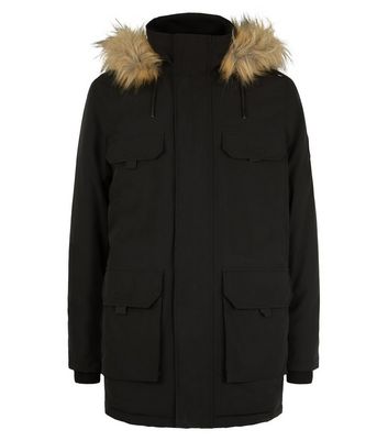 New look on sale traditional parka jacket