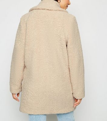 New look petite teddy coat best sale