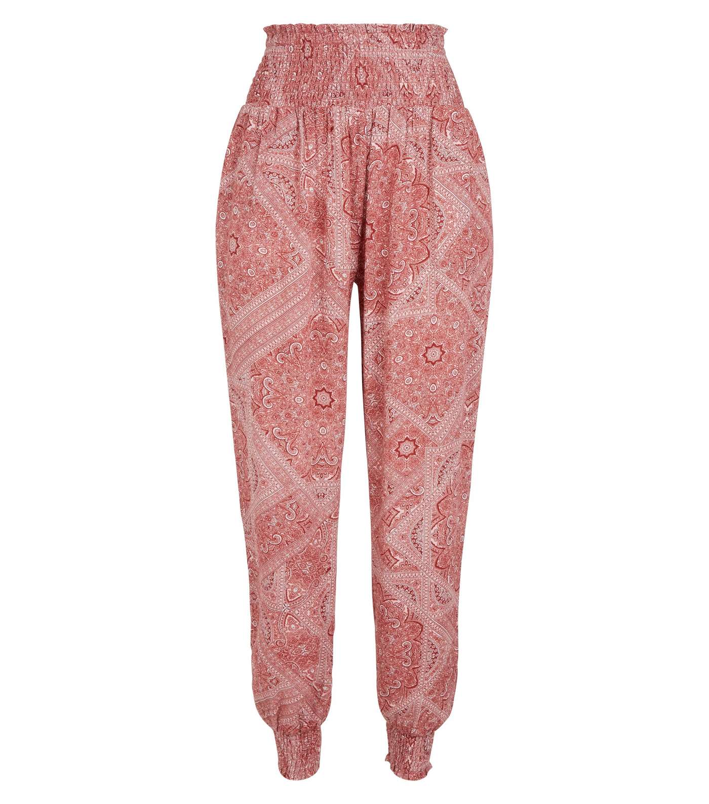 Red Paisley Joggers Image 4