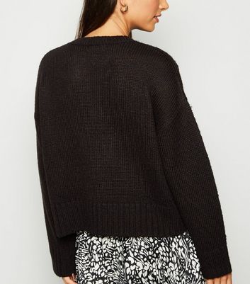 ladies black jumper