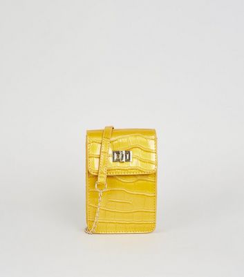 new look mustard handbag